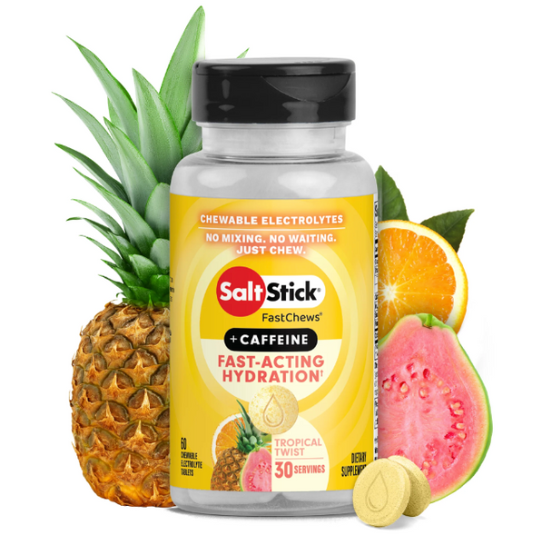 SaltStick FastChews + Caffeine Tropical Twist
