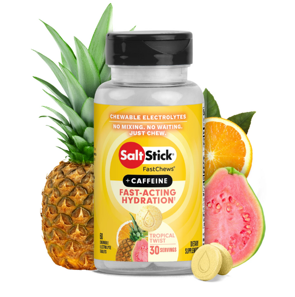 SaltStick FastChews + Caffeine Tropical Twist