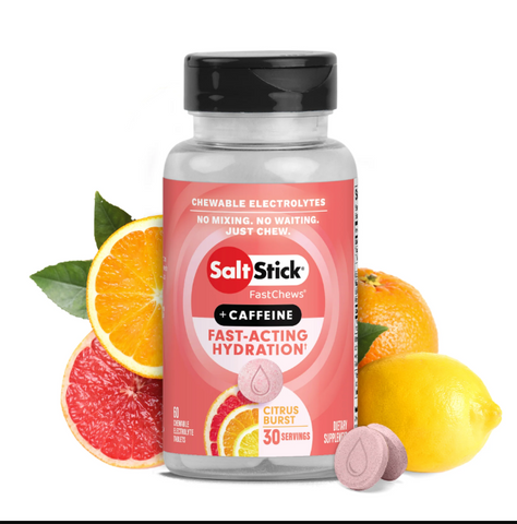 SaltStick FastChews + Caffeine Citrus Burst